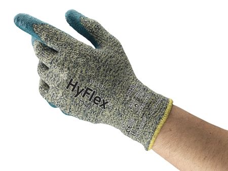 Ansell Hyflex CR+ 11-501 Blue Nitrile Coated Kevlar Work Cut Resistant Gloves
