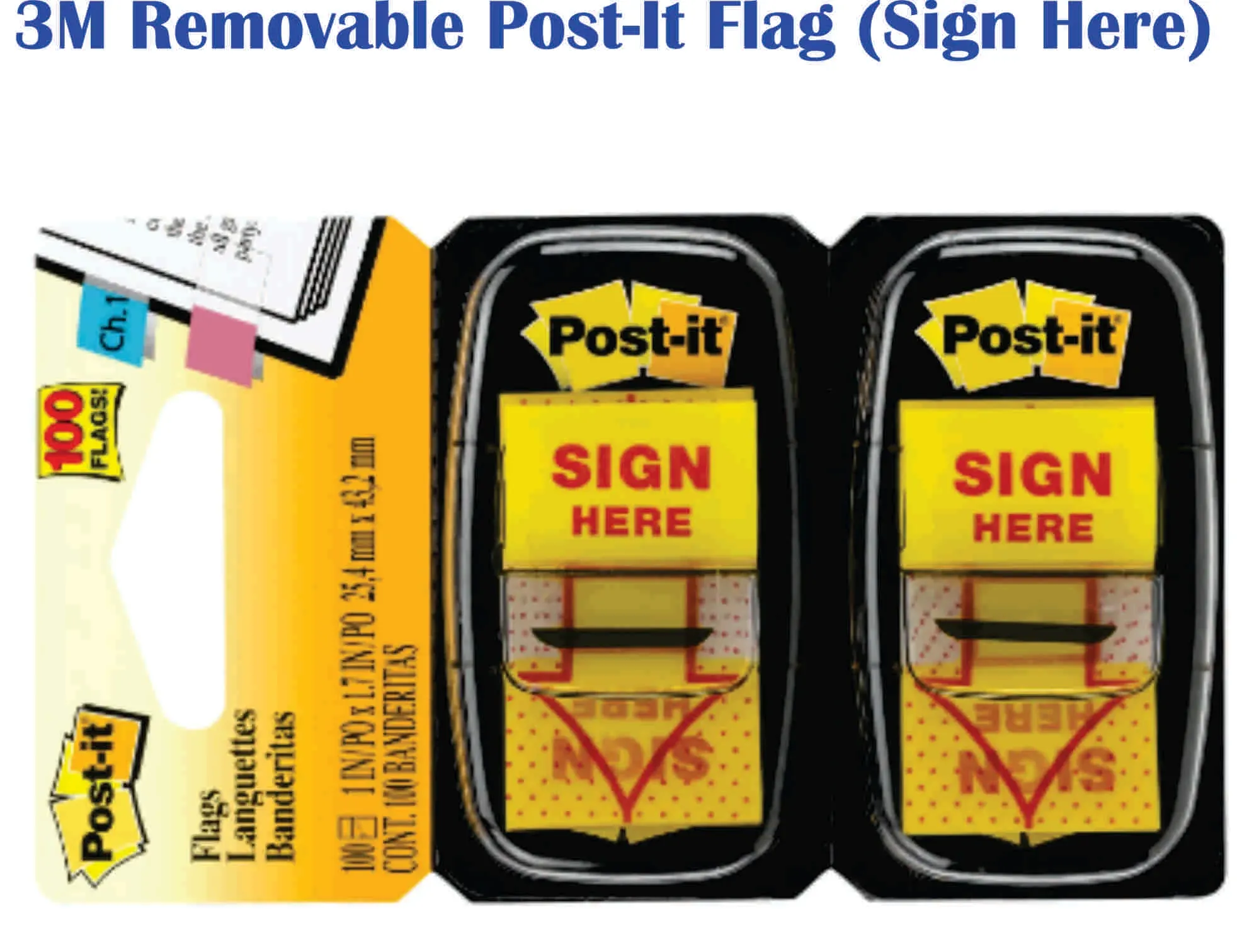 OCHA 3M Removable Post-It Flag (Sign Here)- FREE DELIVERY SEMENANJUNG ONLY