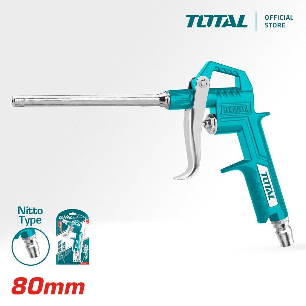 TOTAL AIR BLOW GUN (1/4" INLET/80MM) NITTO STYLE FITTING TAT3081-3