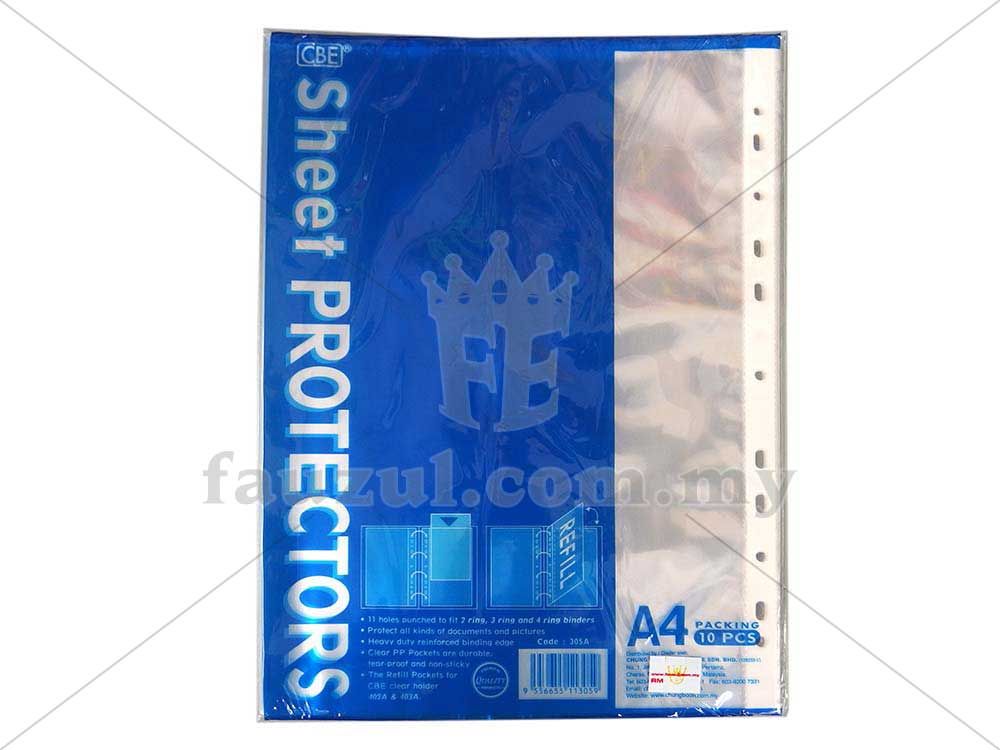 CBE Sheet Protectors A4 (10pcs)