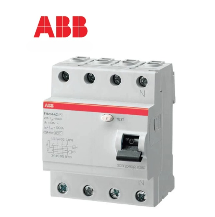 ABB RCCB/ELCB FH204 AC-40/0.3 (300MA) / 4 POLE (4P)