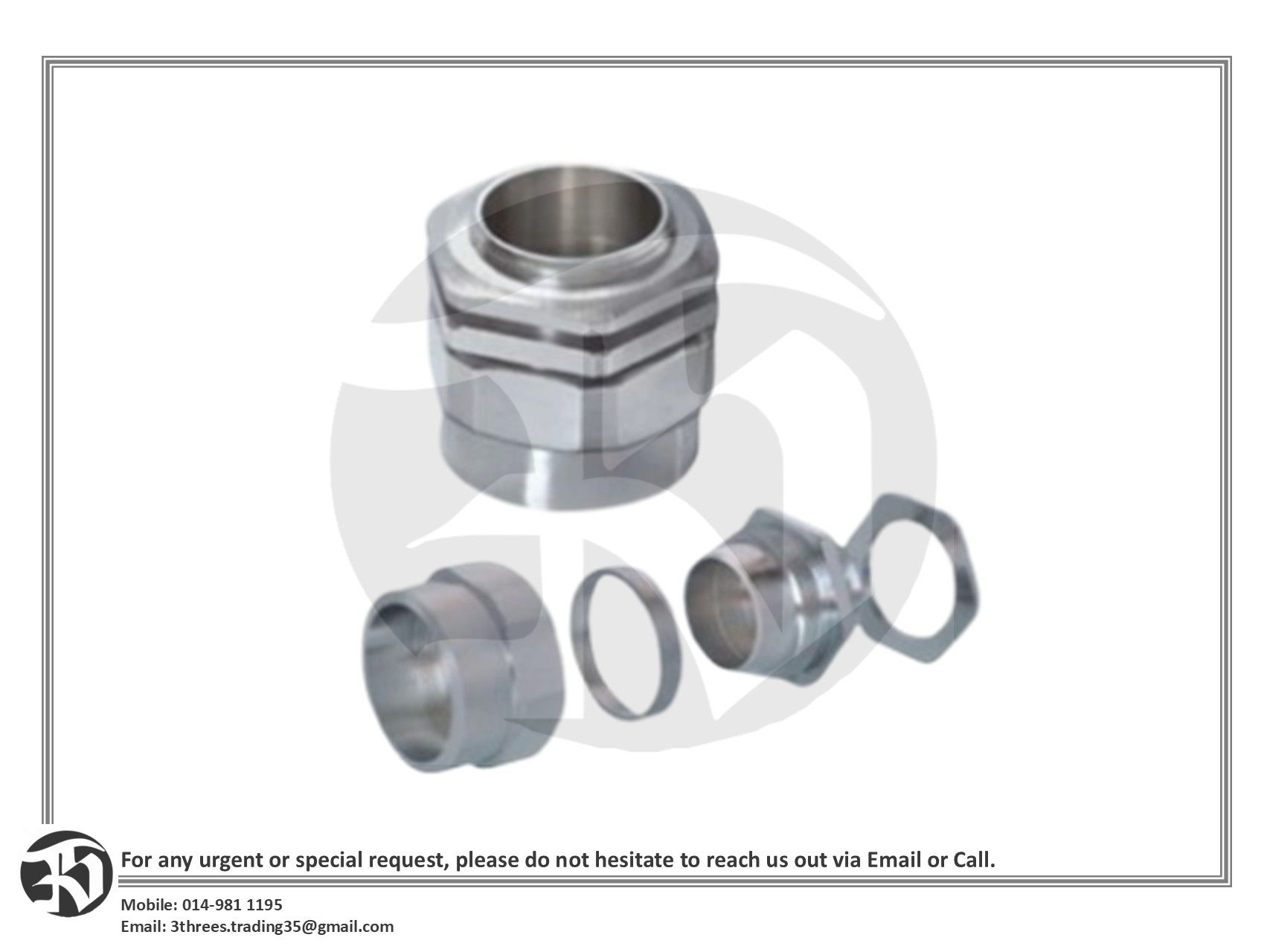 Brass Cable Gland G-204/G-256/G-324