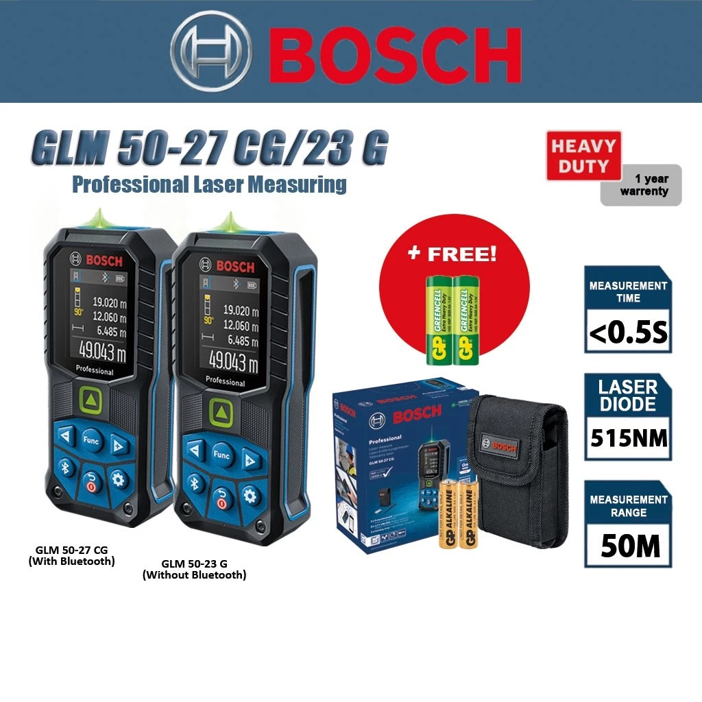 BOSCH GLM 50-27 CG GLM 50-23 G Professional Laser Measuring