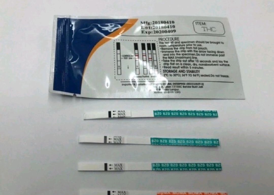 NA Drug Test Urine Strips dan Botol Urine