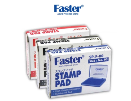 Faster Stampad No.0 (56mm x 90mm) Faster No.0 Red SPD-F-R-KK