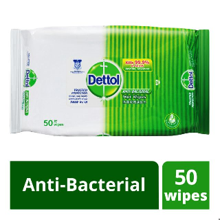 Dettol Antibacterial Wet Wipes 50s