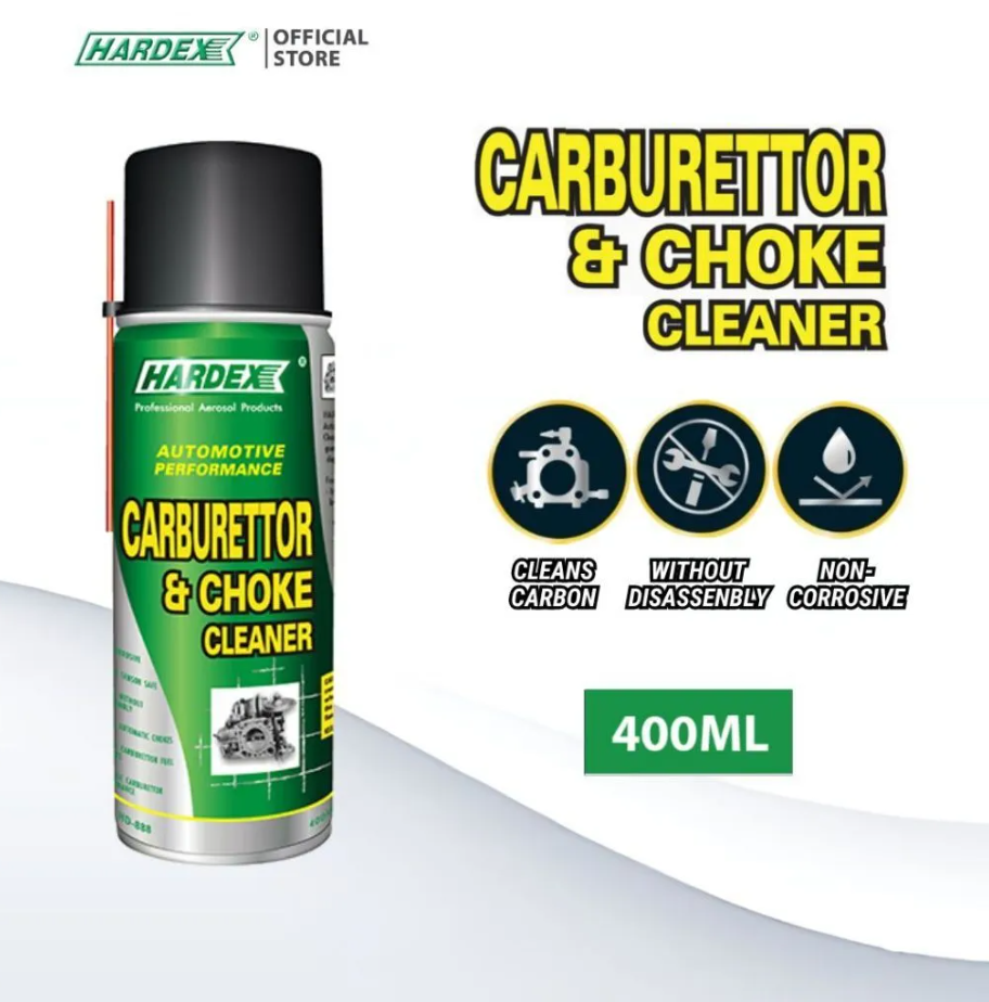 HARDEX - HD888 CARBURETTOR & CHOKE CLEANER SPRAY (400ML)