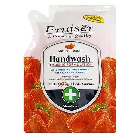Fruiser Handwash Strawberry Refill Pouch 400ml
