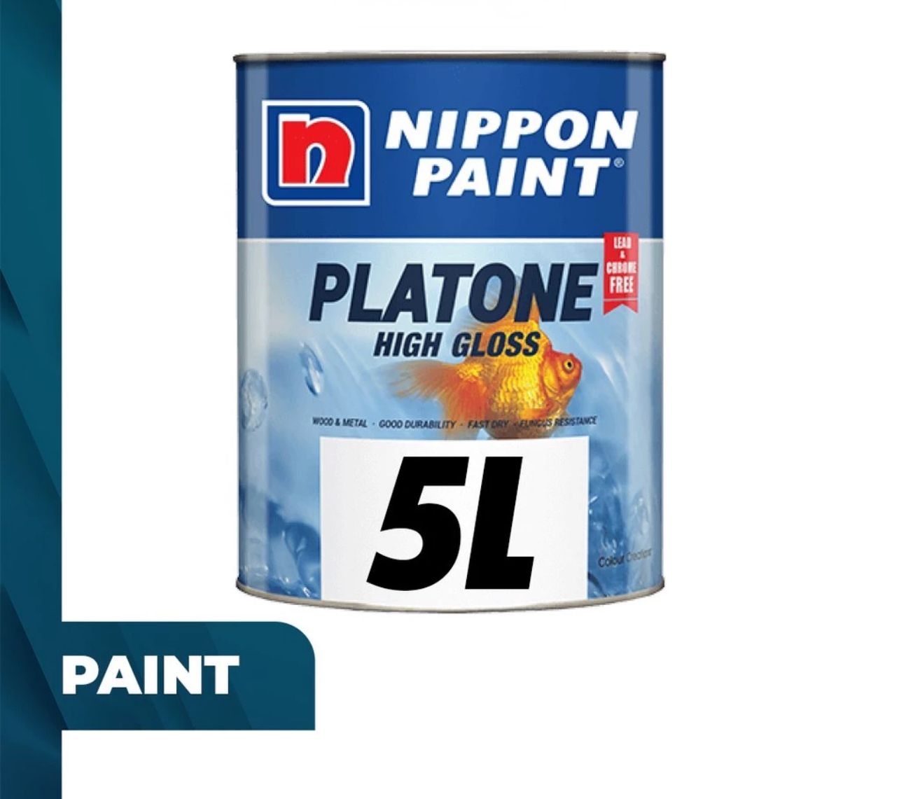 Nippon Paint 5L Nippon Paint Platone High Gloss Wood & Metal Paint
