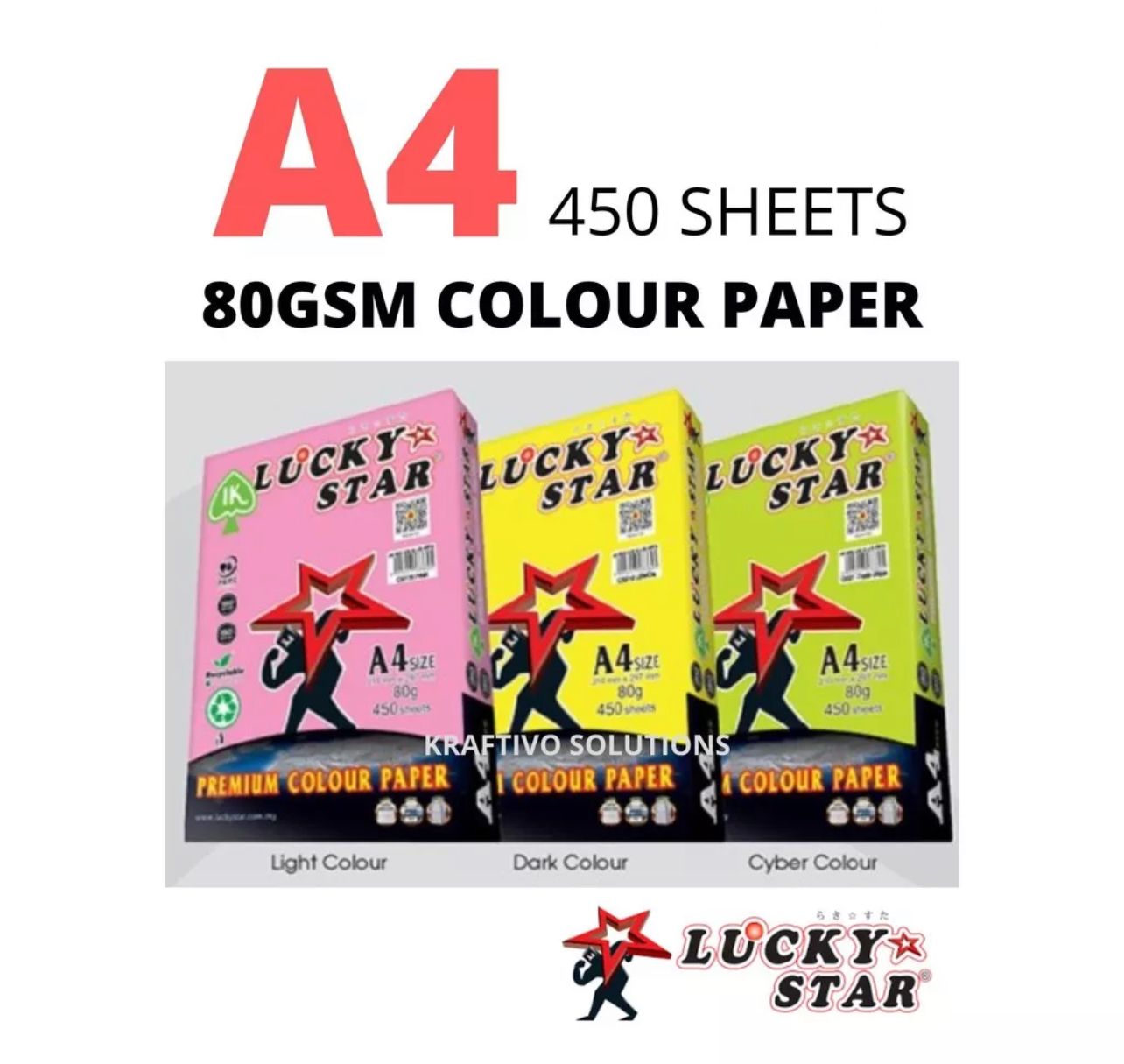 IK lucky star A4 Color paper