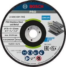 BOSCH GRINDER DISC 3 INCH - CUTTER TYPE 3" X 5/32"X0.4"