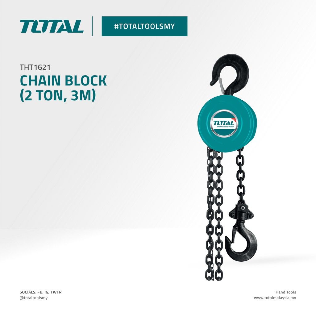 TOTAL CHAIN BLOCK (2 TON/3M) THT1621