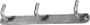 ABAGNO Row Of 3 Towel Hooks