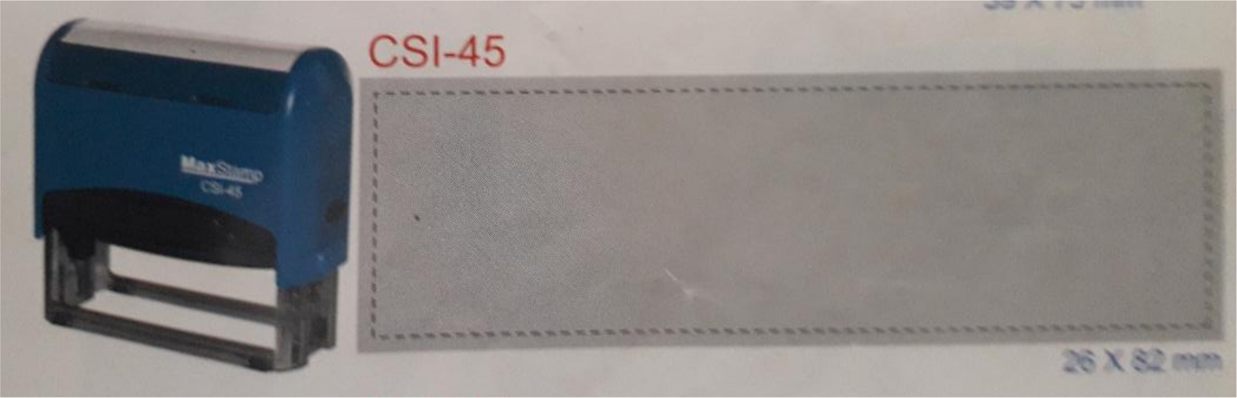 Max Stamp SELK INK STAMP CSI-45