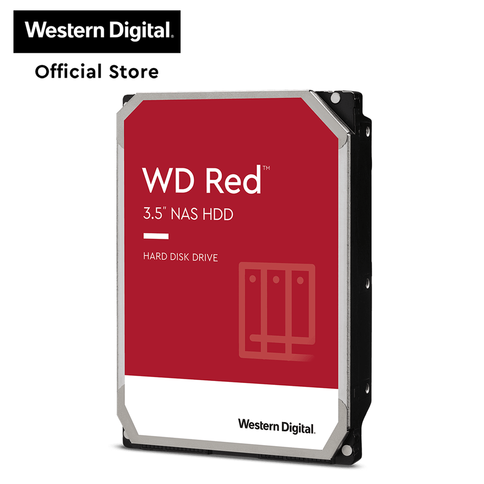 Genuine Malaysia Western Digital Warranty - RED WESTERN DIGITAL 3.5" NAS 10TB Internal Hard Disk