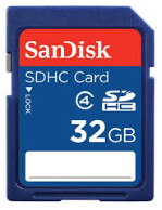 SANDISK SD HC4 32GB