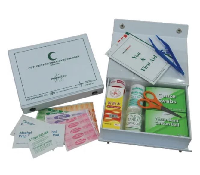 PROMED FIRST AID KIT / PVC BOX / PM-02-PP / KOTAK PERTOLONGAN / KOTAK KECEMASAN
