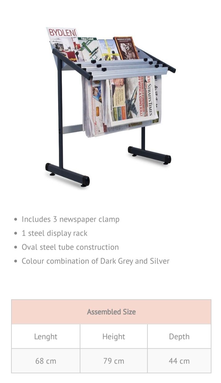 Write best Ocha New Paper & Magazine Rack Free deliver peninsular malaysia