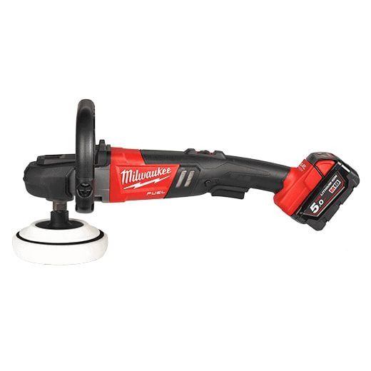 MILWAUKEE M18 FUEL™ 180 mm Polisher Kit w/ 2 units M18™ 5.0Ah Battery (COMPLETE SET)