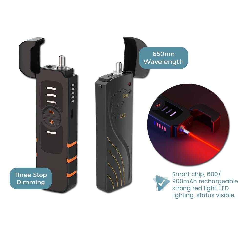 VFL 15KM 30KM 15MW 30MW FIBER OPTIC VISUAL FAULT LOCATOR RED LASER PEN & LED LIGHT