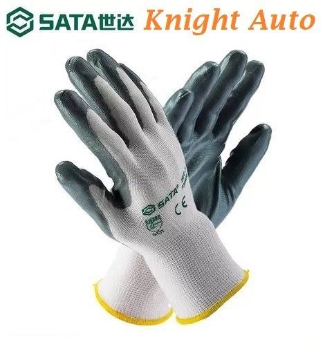 Sata PALM DIPPED NITRILE GLOVES 7”