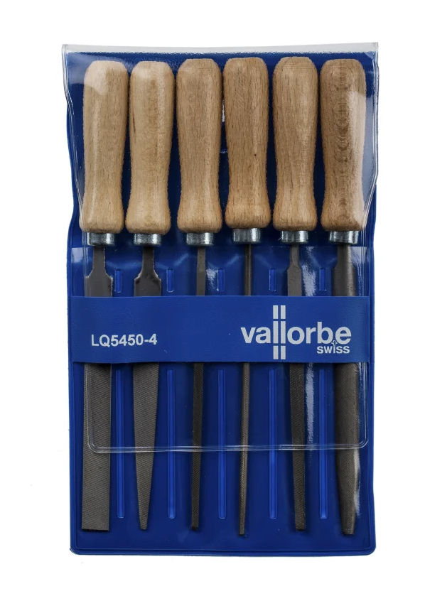 *Vallorbe 100mm, Second Cut Engineers File Set VLQ 5450-4