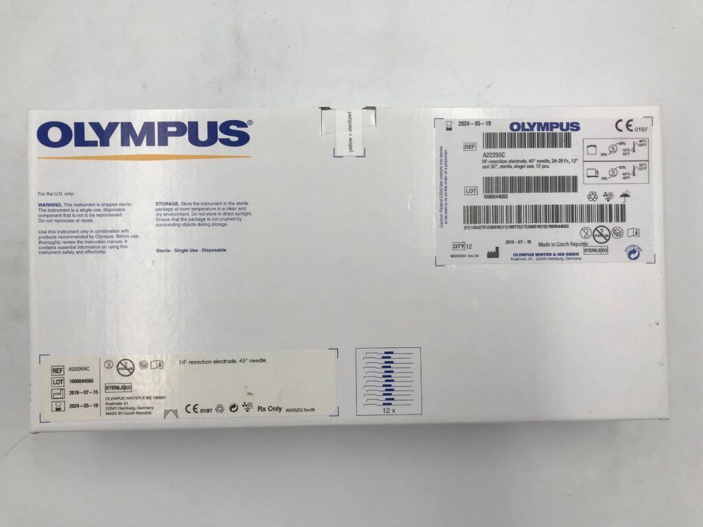 OLYMPUS A22255C ELECTRODE, 45DEG NDLE, 24-28FR,