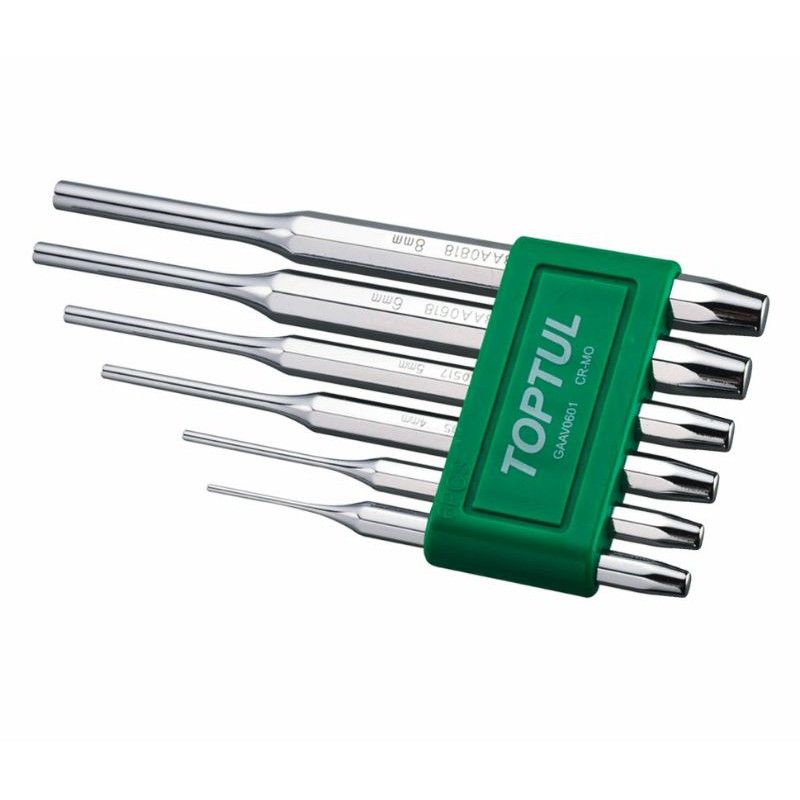 TOPTUL 6 PCS PIN PUNCH SET GAAV0601