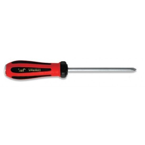 QP GTH8-200(-) Jetech Go Through SoftGrip Screwdriver 200x8mm