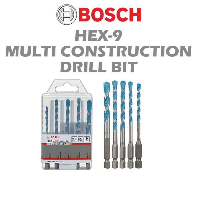 BOSCH HEX-9 MULTI CONSTRUCTION DRILL BIT
