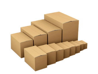 50PCS Corrugated Carton Box Packaging Courier Parcel Box (40x35x25x cm)