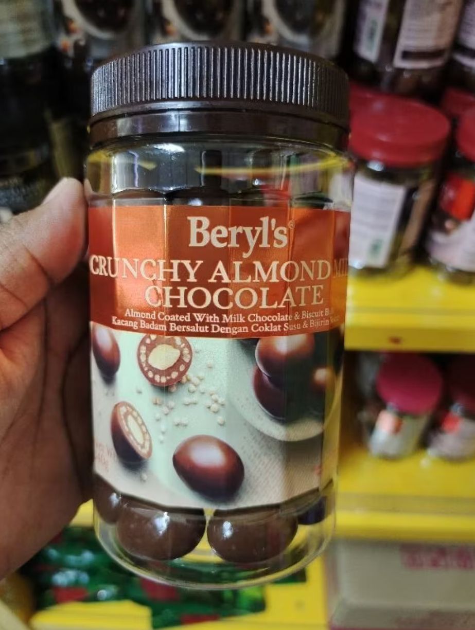 Beryls Beryl's Jar 400g Almond Chocolate