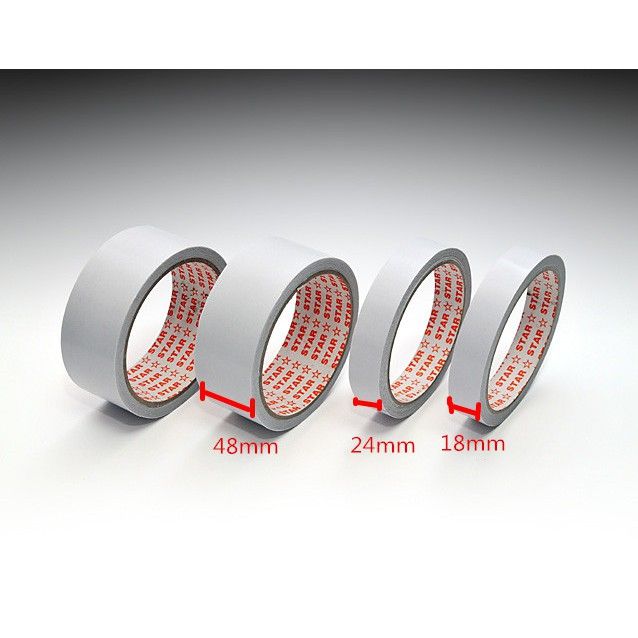DOUBLE SIDED TAPE (12mm) (18mm) (24mm) (36mm) (48mm)