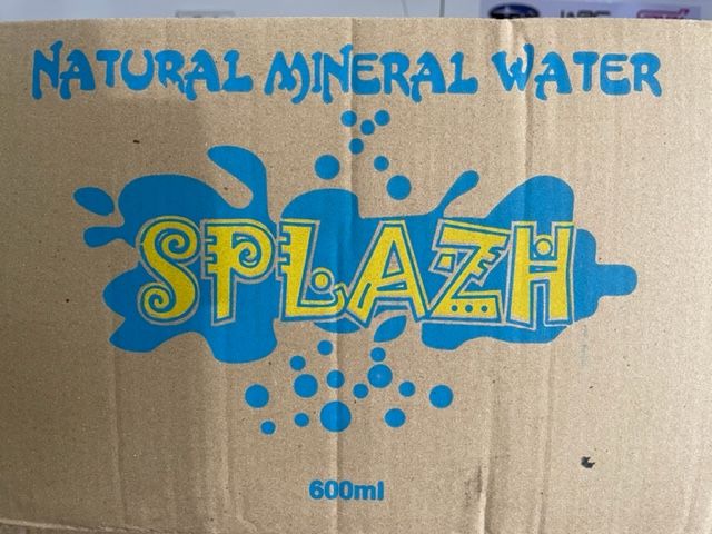 Mineral Water Splash 600ml 1 box/24 bottle