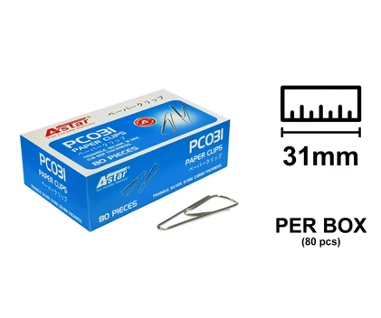 Paper Clip (Triangle) - 31mm (80 PCS / BOX)