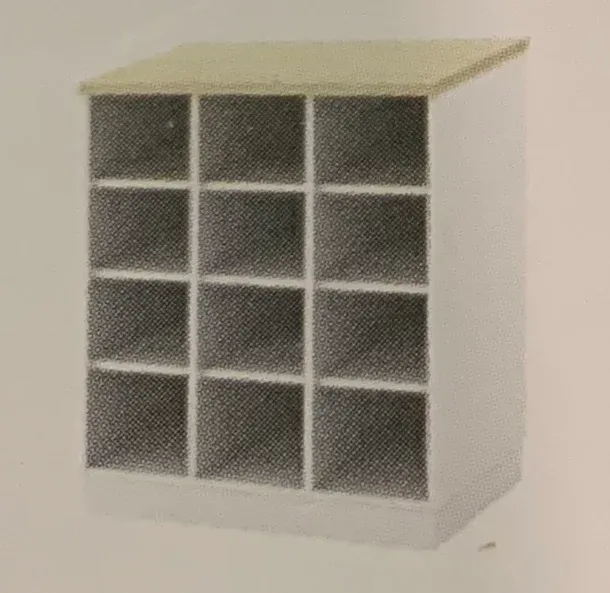 PIGEON HOLE LOW CABINET