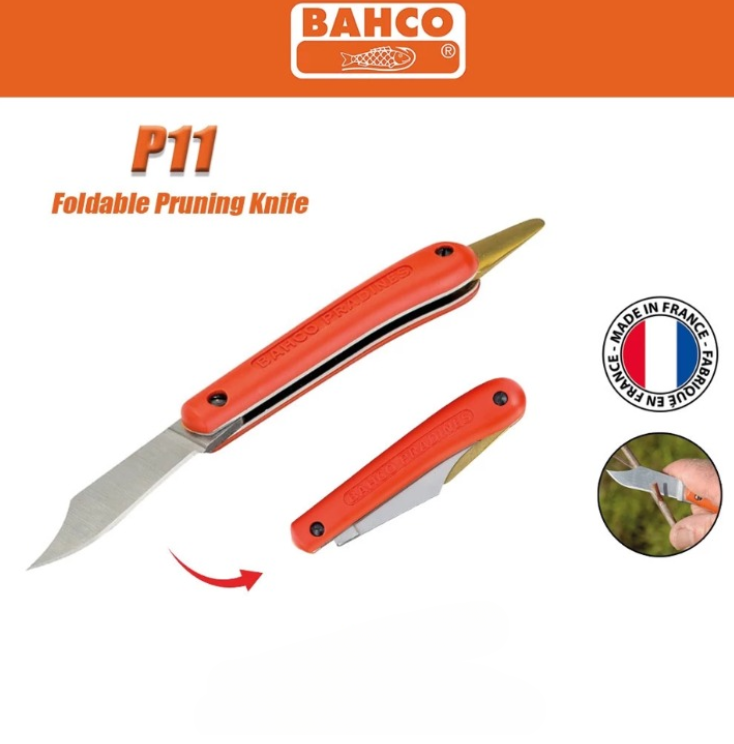 BAHCO FOLDABLE PRUNING KNIFE GRAFTING (P11)
