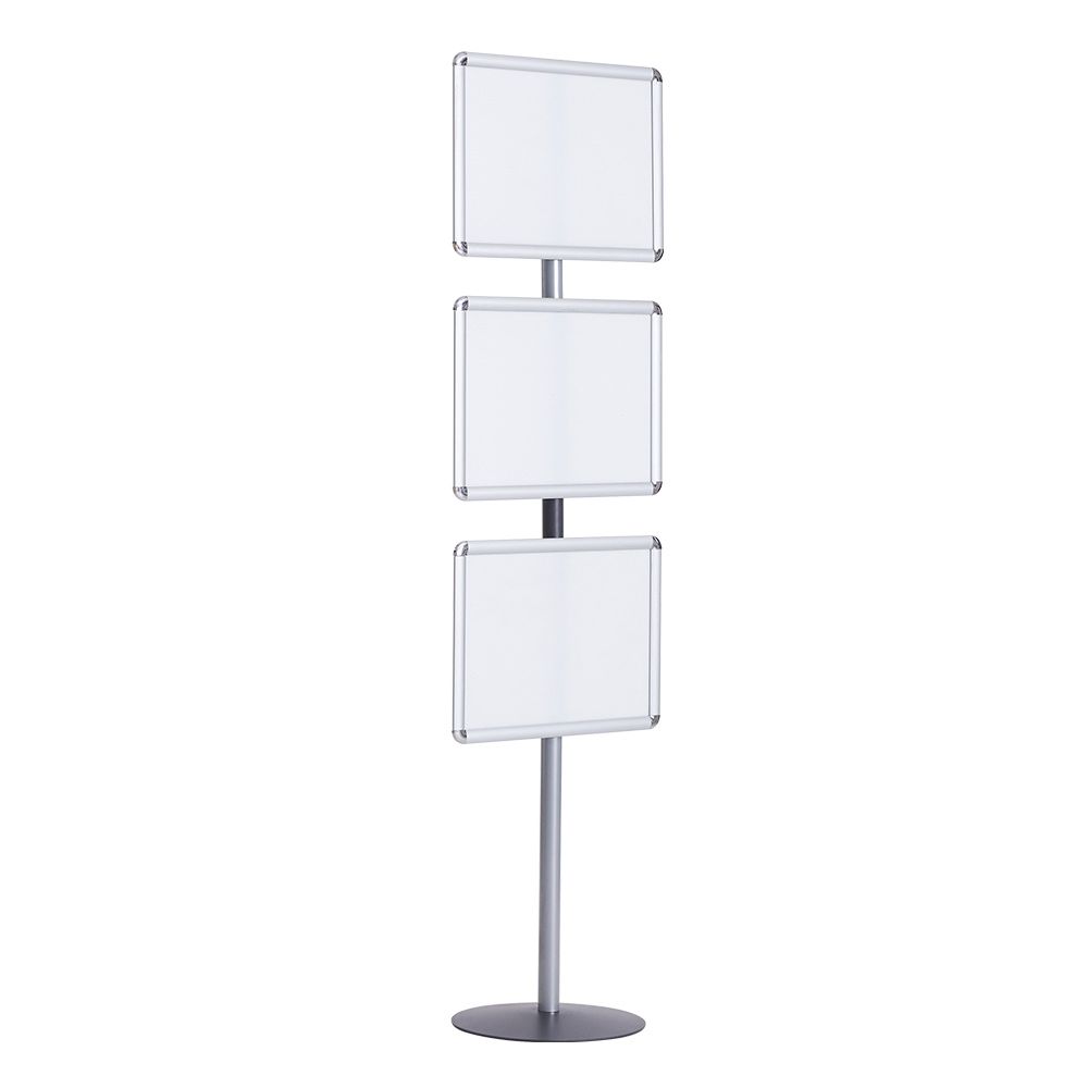 Poster Stand A4 (3 Slot) (Cannot Rotation) Lanscap