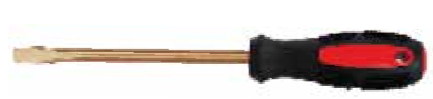 Temo 11*300mm Safety Slotted Screwdriver - Al-Br
