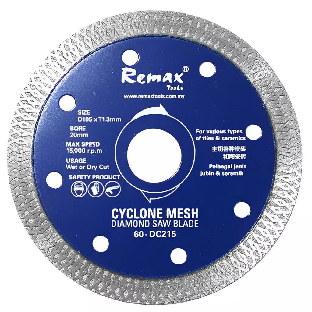 Remax 4 inch Super Thin Diamond Cutting Tile Blade