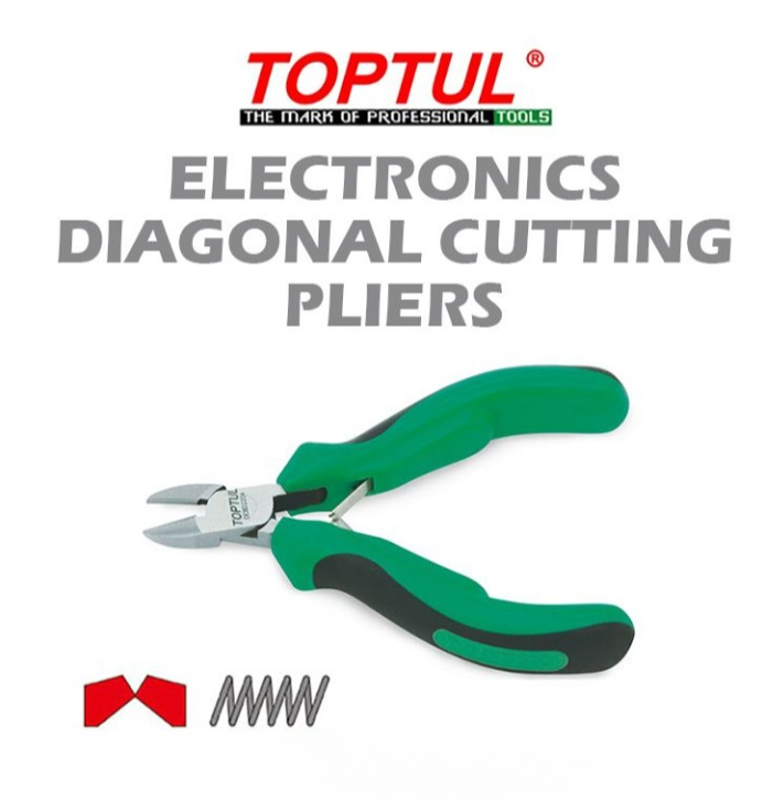TOPTUL ELECTRONICS DIAGONAL CUTTING PLIERS DEBD2204
