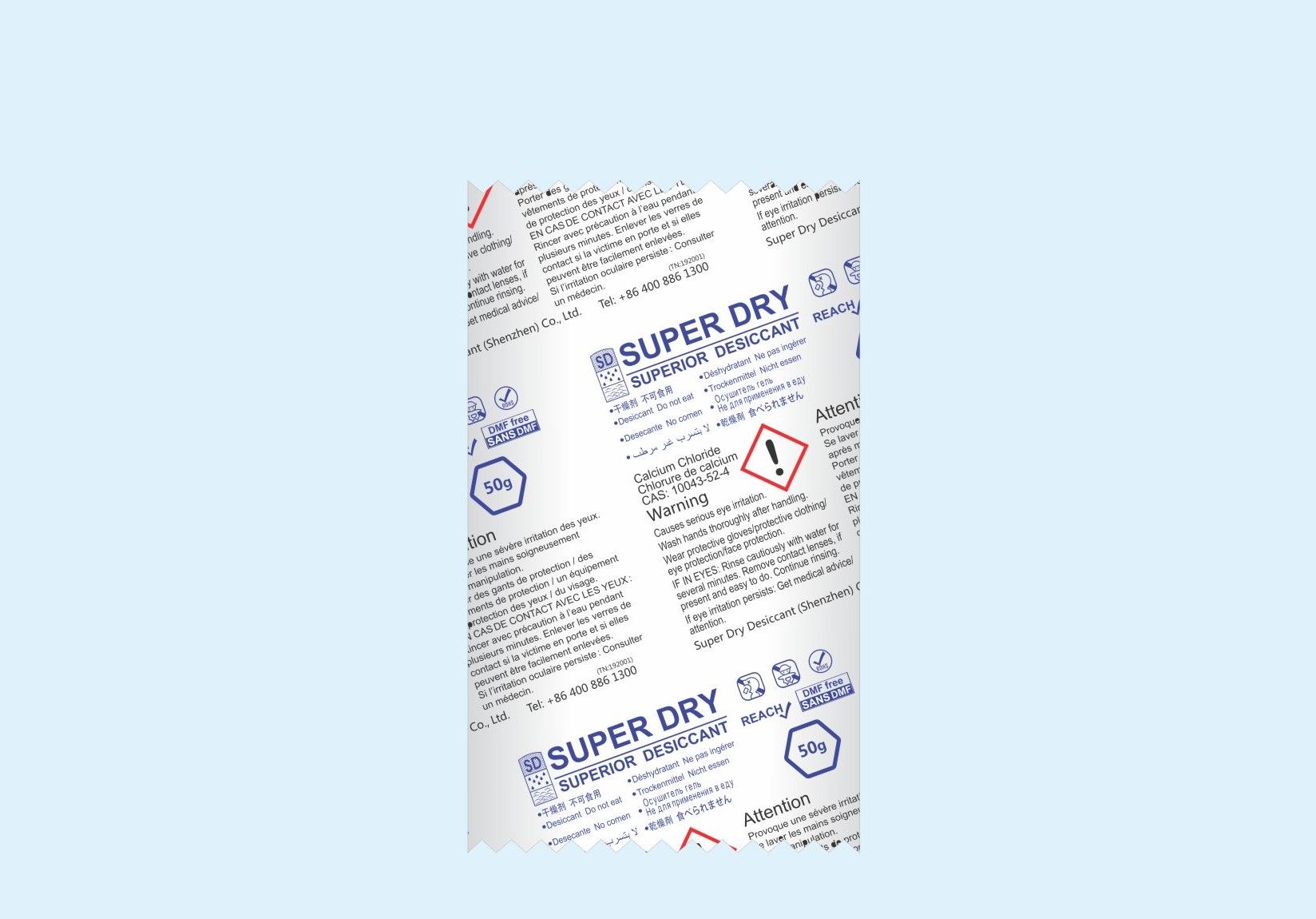 SUPERDRY Small Desiccants / Material : Silica Gel & Clay