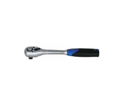 Temo 1/4鈥�Dr. Industrial Ratchet Wrench with Dotted Rubber Grip Handle