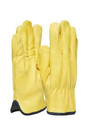 BM Polyco DR100/09 Beige Leather Work Gloves