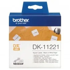 Brother DK11221 Permanent Adhesive Square Labels - 23mm x 23mm