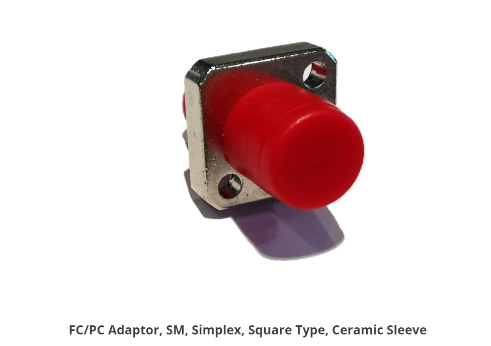 FC/PC ADAPTOR, SM, SIMPLEX, SQUARE TYPE, CERAMIC SLEEVE