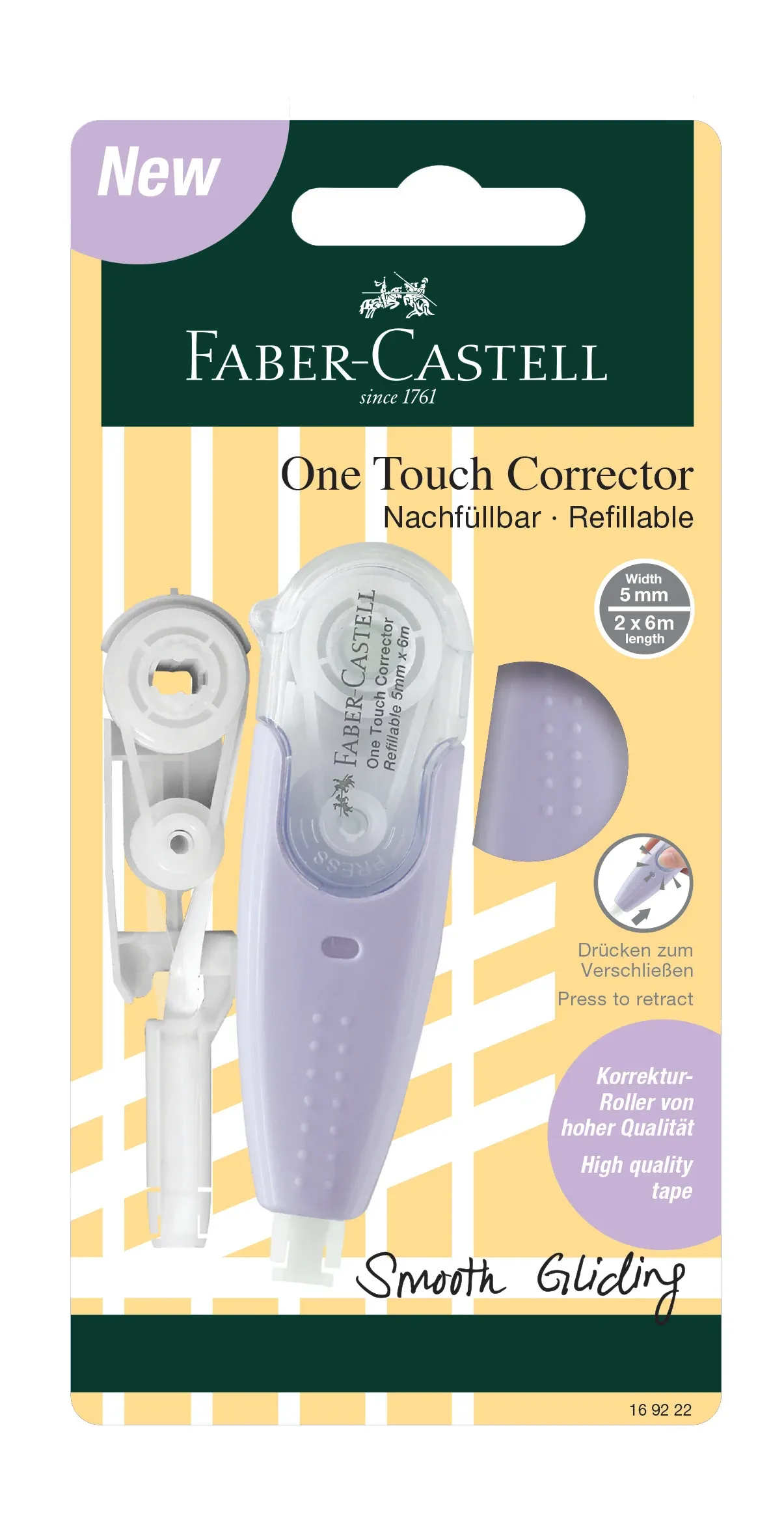 Faber-Castell One Touch Corrector Calm Lavender 1x