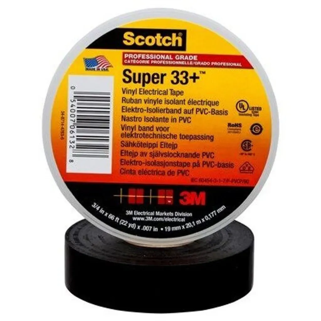 3M WIRING BLACK TAPE (ELECTRICAL PVC INSULATION TAPE)