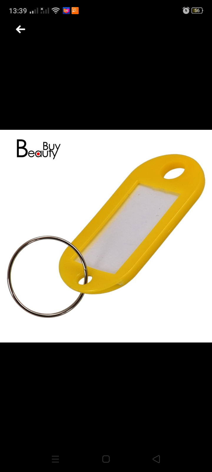 Ocha Plastic Keychain Key Tags