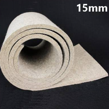 WOOL FELT SHEET 15MM THICK 100 PERCENT PRESSED WOOL FELT ROLL WHITE COMPRESSED INDUSTRIAL OIL ABSORPTION PADS FELT STRIP